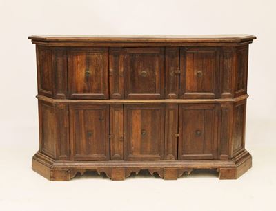 Credenza, in Stile 500, in Noce,