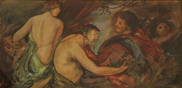 Scuola italiana, sec. XX  - Asta GIOIELLI, BENI D'ANTIQUARIATO E DIPINTI DAL XVII AL XX SECOLO - Poggio Bracciolini Casa d'Aste