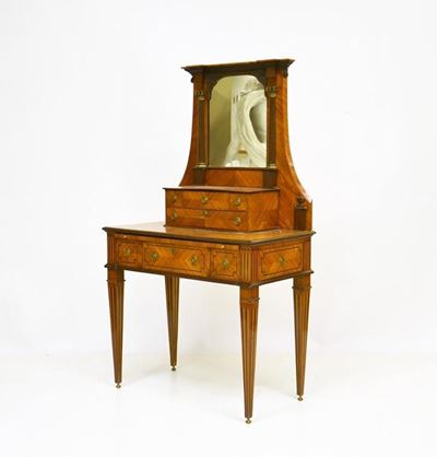 Toilette, Fine Sec. XIX, Intarsiata,