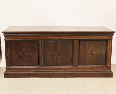Credenza da Centro, Sec. XIX, in Noce,
