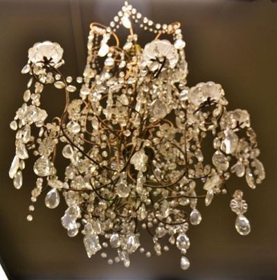 Lampadario, Sec. XX, Struttura in Metallo