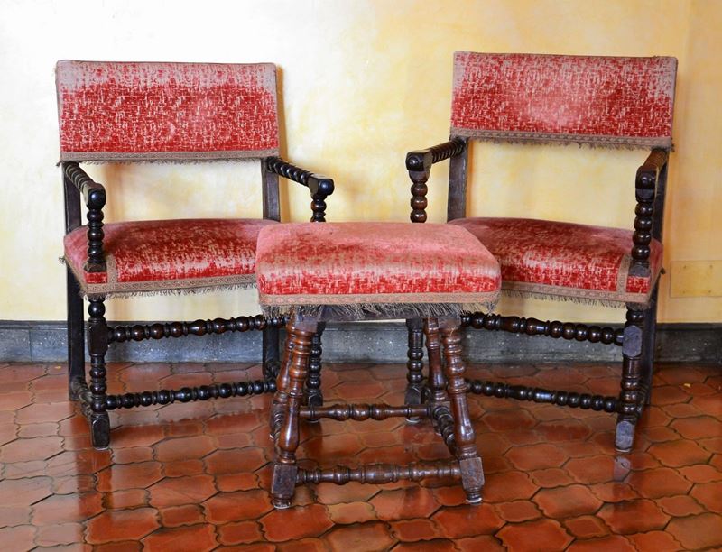 Due Seggioloni e Panchetto,