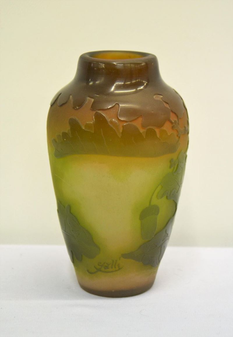 Vaso, Inizi Sec. XX, in Vetro
