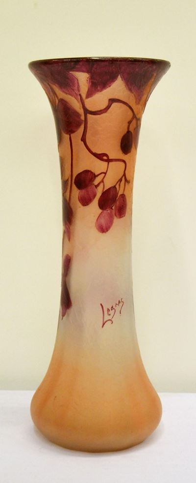 Vaso, Inizi Sec. XX, in Vetro