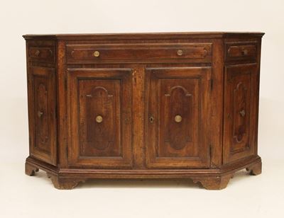 Credenza, Sec. XVIII, in Noce,