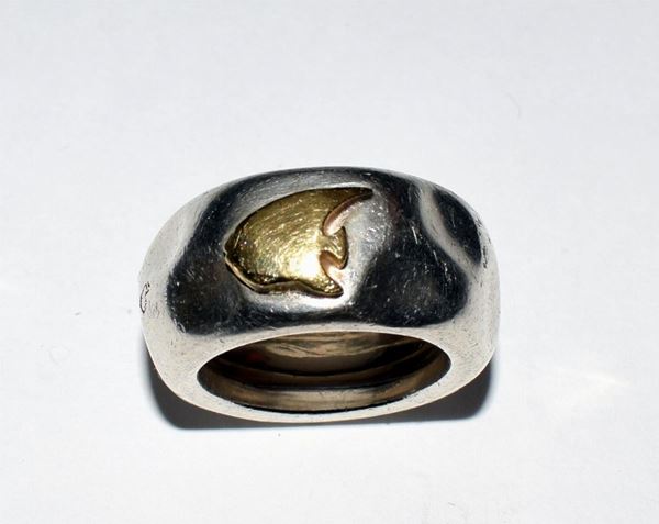 ANELLO IN ARGENTO E ORO GIALLO, DODO ,POMELLATO&nbsp;&nbsp;&nbsp;&nbsp;&nbsp;&nbsp;&nbsp;&nbsp;&nbsp;&nbsp;&nbsp;&nbsp;&nbsp;&nbsp;&nbsp;&nbsp;&nbsp;&nbsp;&nbsp;&nbsp;&nbsp;&nbsp;&nbsp;&nbsp;&nbsp;&nbsp;&nbsp;
