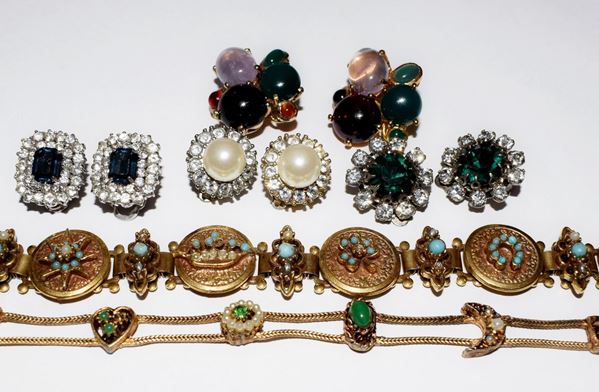 DUE BRACCIALI E 4 PAIA DI ORECCHINI, IN ARGENTO&nbsp;&nbsp;&nbsp;&nbsp;&nbsp;&nbsp;&nbsp;&nbsp;&nbsp;&nbsp;&nbsp;&nbsp;&nbsp;&nbsp;&nbsp;&nbsp;&nbsp;&nbsp;&nbsp;&nbsp;&nbsp;&nbsp;&nbsp;&nbsp;&nbsp;&nbsp;&nbsp;