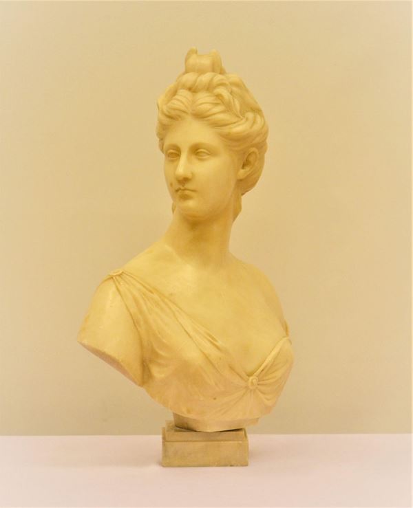 Scultura, sec. XIX, in marmo,