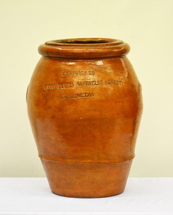 Orcetto, manifattura Agresti, Impruneta,  - Asta GIOIELLI, ARGENTI, DIPINTI E ARREDI D'ANTIQUARIATO - Poggio Bracciolini Casa d'Aste