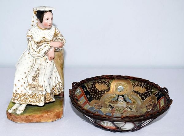 Ciotola , sec.&nbsp; XX&nbsp; Giappone  - Asta GIOIELLI, ARGENTI, DIPINTI E ARREDI D'ANTIQUARIATO - Poggio Bracciolini Casa d'Aste
