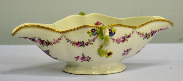 Saliera, manifattura di Meissen, sec. XIX,