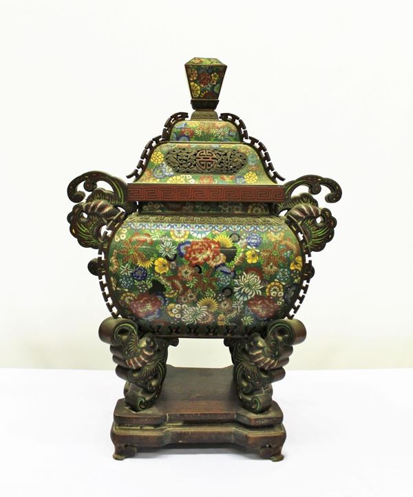 Incensiere, Cina, sec. XIX,                                               