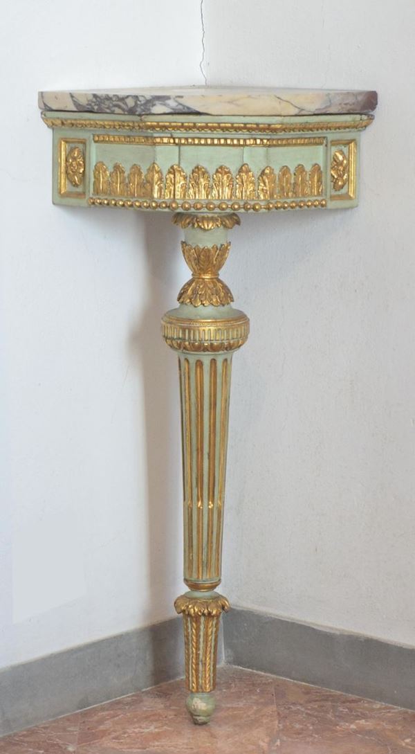 Consolle, Luigi XVI, ad angolo