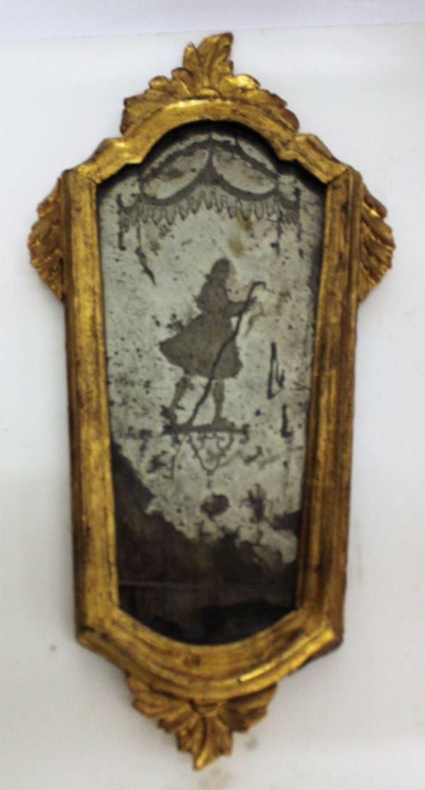  Specchierina, sec. XIX, in legno                                                                                                              