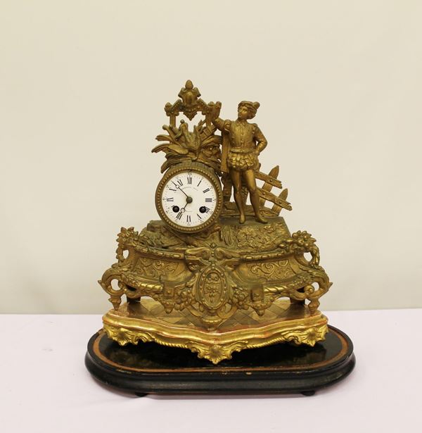 Orologio caminiera, sec. XIX,                                             