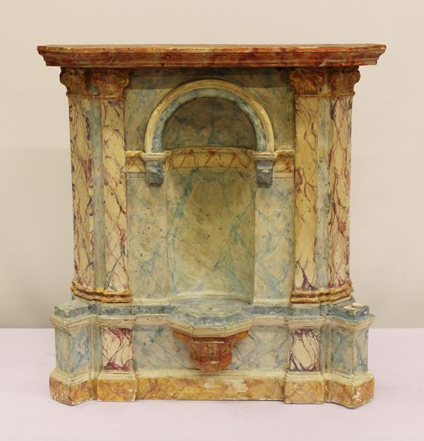 Modello di ciborio, inizi sec. XX,  - Asta GIOIELLI, ARGENTI, DIPINTI E ARREDI D'ANTIQUARIATO - Poggio Bracciolini Casa d'Aste
