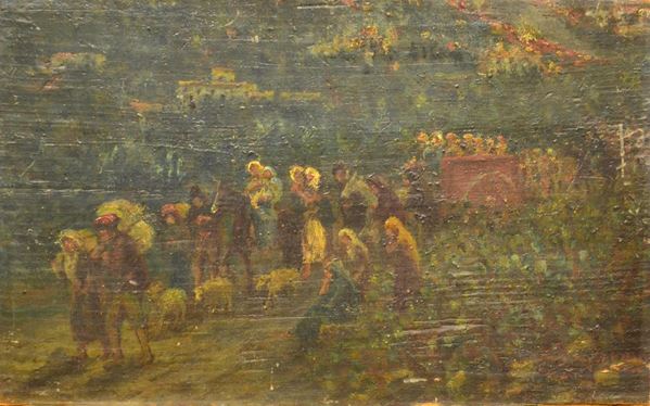 Scuola del sec. XIX  - Asta GIOIELLI, ARGENTI, DIPINTI E ARREDI D'ANTIQUARIATO - Poggio Bracciolini Casa d'Aste