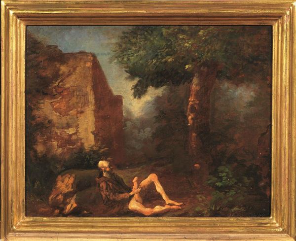 Attribuito ad Alessandro Magnasco  - Asta GIOIELLI, ARGENTI, DIPINTI E ARREDI D'ANTIQUARIATO - Poggio Bracciolini Casa d'Aste