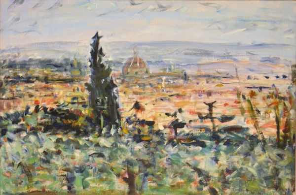 Enzo Pregno  - Asta GIOIELLI, ARGENTI, DIPINTI E ARREDI D'ANTIQUARIATO - Poggio Bracciolini Casa d'Aste