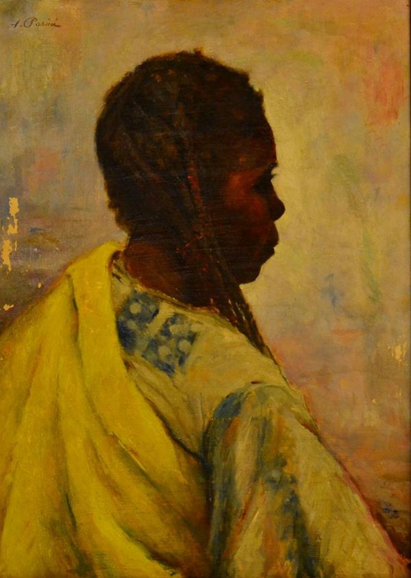 Scuola del sec. XX  - Asta GIOIELLI, ARGENTI, DIPINTI E ARREDI D'ANTIQUARIATO - Poggio Bracciolini Casa d'Aste