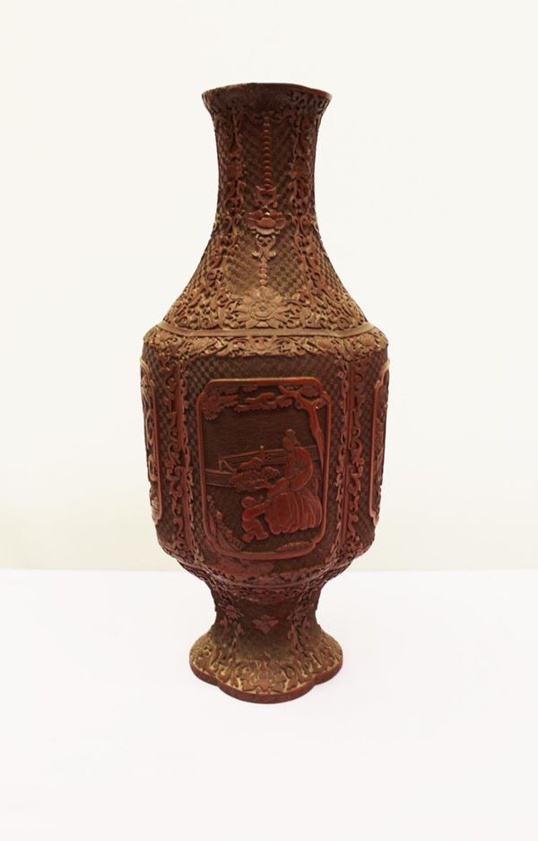 Vaso, cina, sec. XIX, corpo a