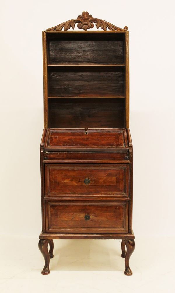 Ribalta doppio corpo, sec. XIX,  - Asta GIOIELLI, ARGENTI, DIPINTI E ARREDI D'ANTIQUARIATO - Poggio Bracciolini Casa d'Aste