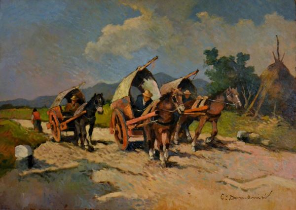  Carlo Domenici  - Asta GIOIELLI, ARGENTI, DIPINTI E ARREDI D'ANTIQUARIATO - Poggio Bracciolini Casa d'Aste