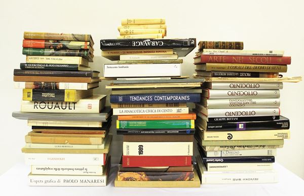 Lotto di libri d' arte