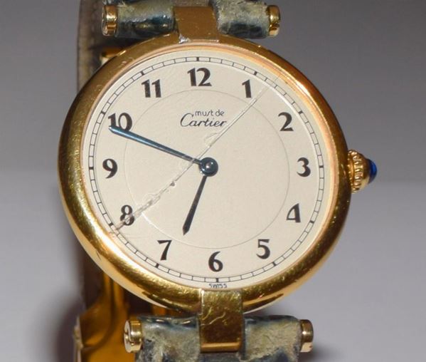 OROLOGIO DA POLSO, MUST DE CARTIER IN