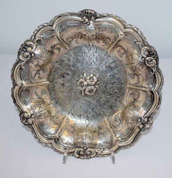 VASSOIO, SEC. XX  - Asta GIOIELLI, ARGENTI, DIPINTI, ARREDI E OGGETTI D'ARTE - Poggio Bracciolini Casa d'Aste
