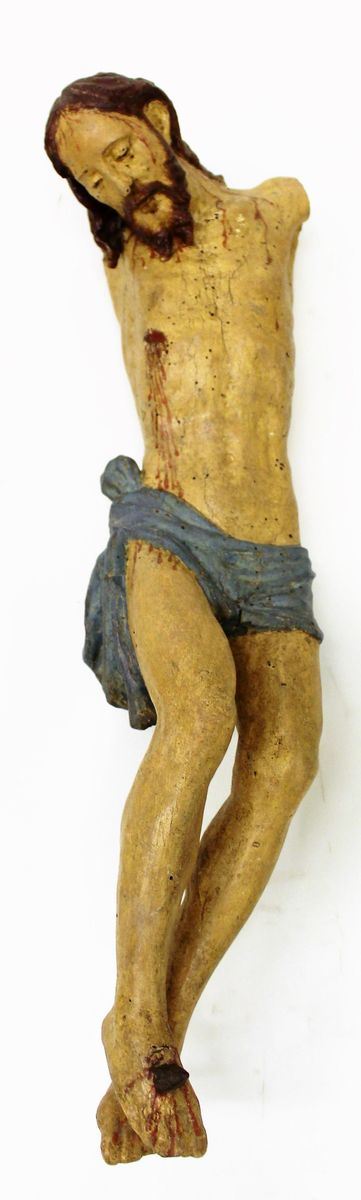 Scultura, sec. XVIII, in legno intagliato e&nbsp;&nbsp;&nbsp;&nbsp;&nbsp;&nbsp;&nbsp;&nbsp;&nbsp;&nbsp;&nbsp;&nbsp;&nbsp;&nbsp;&nbsp;&nbsp;&nbsp;&nbsp;&nbsp;&nbsp;&nbsp;&nbsp;&nbsp;&nbsp;&nbsp;&nbsp;&nbsp;&nbsp;&nbsp;&nbsp;&nbsp;