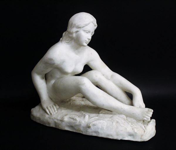Scultura, sec. XX, in marmo,