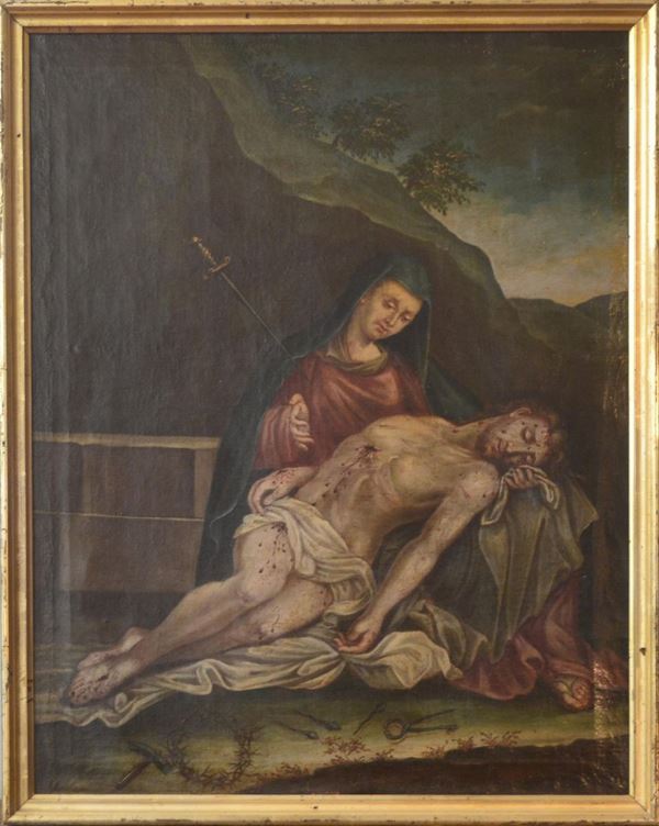 Scuola italiana, sec. XVIII  - Asta GIOIELLI, ARGENTI, DIPINTI, ARREDI E OGGETTI D'ARTE - Poggio Bracciolini Casa d'Aste