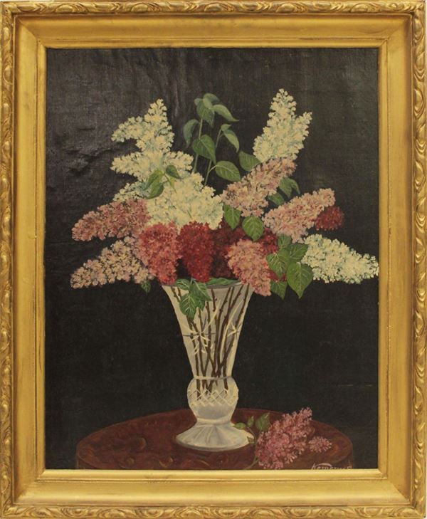Scuola ungherese, sec. XX  - Asta GIOIELLI, ARGENTI, DIPINTI, ARREDI E OGGETTI D'ARTE - Poggio Bracciolini Casa d'Aste