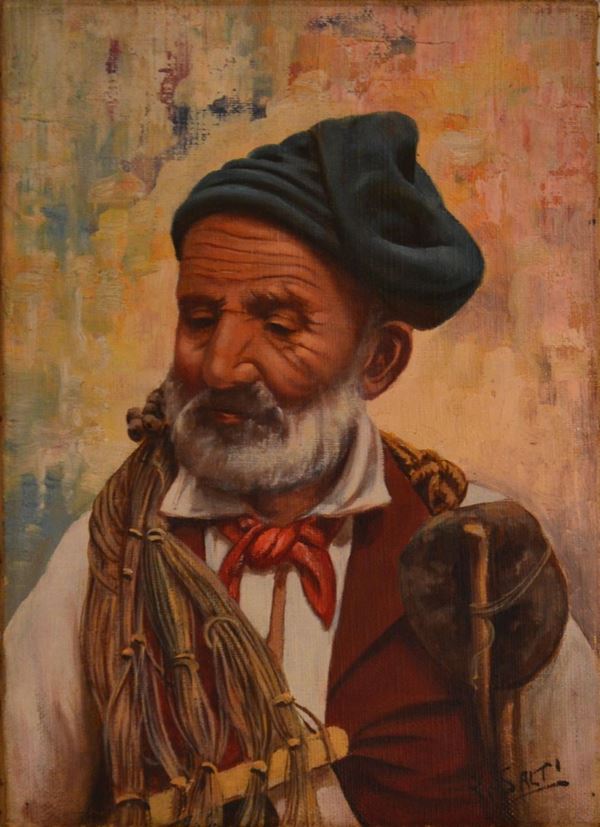 Scuola italiana, sec. XX  - Asta GIOIELLI, ARGENTI, DIPINTI, ARREDI E OGGETTI D'ARTE - Poggio Bracciolini Casa d'Aste