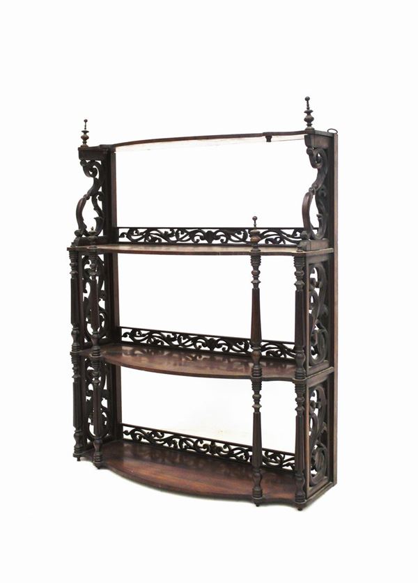 Etagere murale, fine sec. XIX,