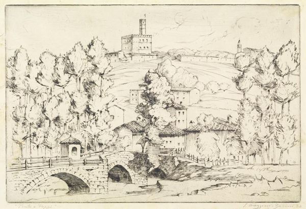 Emilio Mazzoni Zarini    - Asta GIOIELLI, ARGENTI, DIPINTI, ARREDI E OGGETTI D'ARTE - Poggio Bracciolini Casa d'Aste