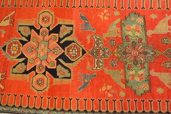 Tappeto caucasico Scirvan del 1920