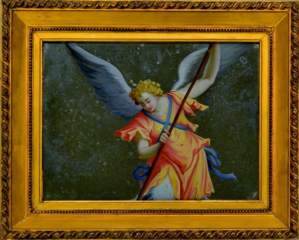 Specchiera, inizi sec. XX  - Asta GIOIELLI, ARGENTI, DIPINTI, ARREDI E OGGETTI D'ARTE - Poggio Bracciolini Casa d'Aste