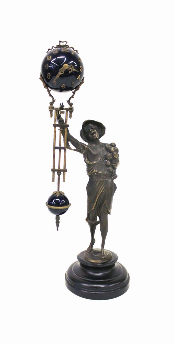 Orologio, Francia, inizi sec. XX, in metallo