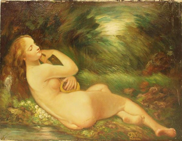 Scuola Italiana, sec. XX,  - Asta GIOIELLI, ARGENTI, DIPINTI, ARREDI E OGGETTI D'ARTE - Poggio Bracciolini Casa d'Aste