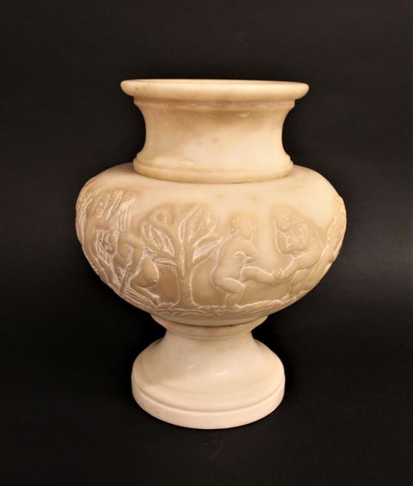 Vaso, fine sec. XIX, inizi sec. XX,                                         - Asta GIOIELLI, ARGENTI, DIPINTI, ARREDI E OGGETTI D'ARTE - Poggio Bracciolini Casa d'Aste