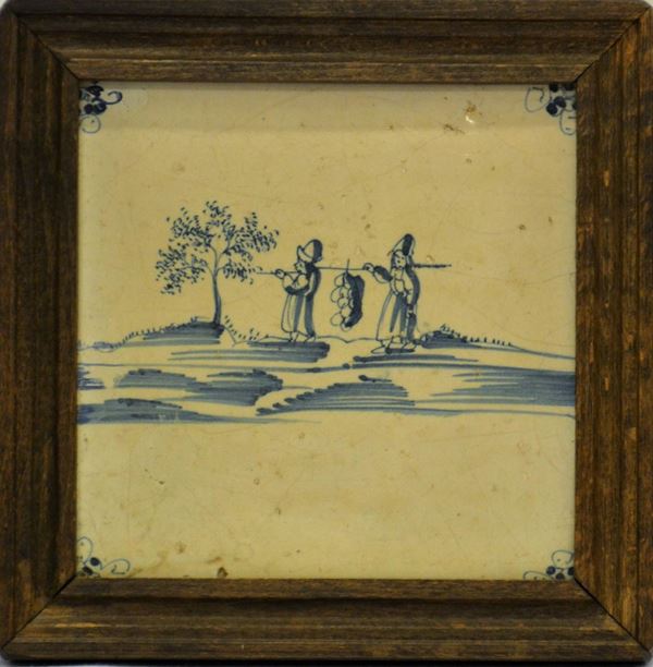 Mattonella, sec. XVIII, in terracotta  - Asta GIOIELLI, ARGENTI, DIPINTI, ARREDI E OGGETTI D'ARTE - Poggio Bracciolini Casa d'Aste