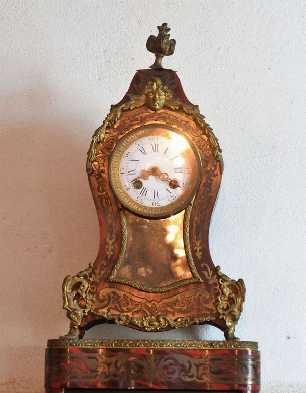 Orologio da tavolo boulle, Francia,
