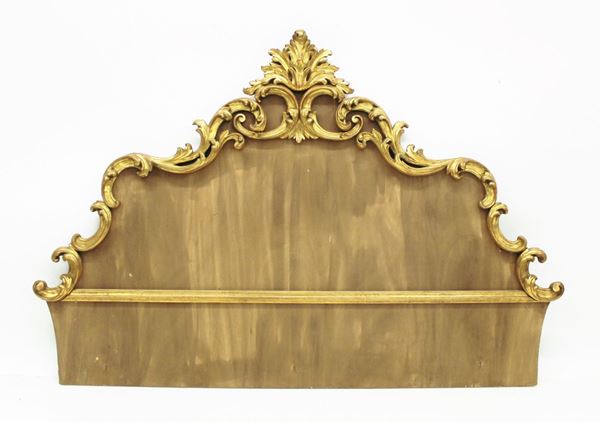 Testiera da letto, sec. XIX, in legno