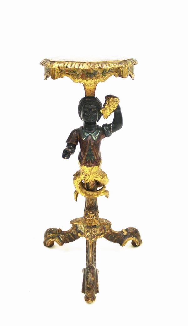 Gueridon, Veneto, sec. XIX, in legno