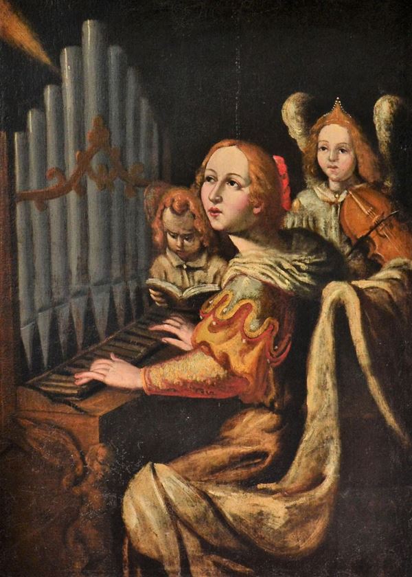 Scuola italiana, sec. XVIII  - Asta GIOIELLI, ARGENTI, DIPINTI, ARREDI E OGGETTI D'ARTE - Poggio Bracciolini Casa d'Aste