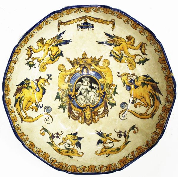 Bacinella, inizi sec. XX, in ceramica,                                    