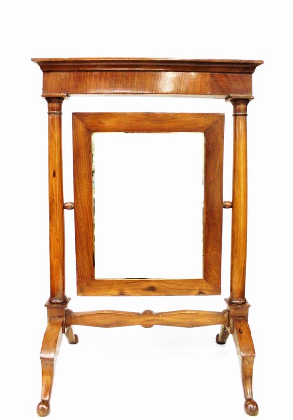 Specchierina da toilette basculante,  - Asta GIOIELLI, ARGENTI, DIPINTI, ARREDI E OGGETTI D'ARTE - Poggio Bracciolini Casa d'Aste