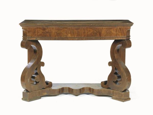 Consolle, Napoli, sec. XIX,  - Asta GIOIELLI, ARGENTI, DIPINTI, ARREDI E OGGETTI D'ARTE - Poggio Bracciolini Casa d'Aste